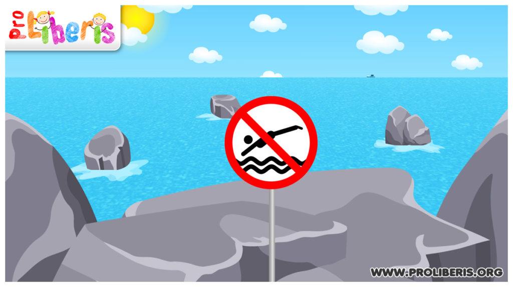 Zakaz skakania do wody
