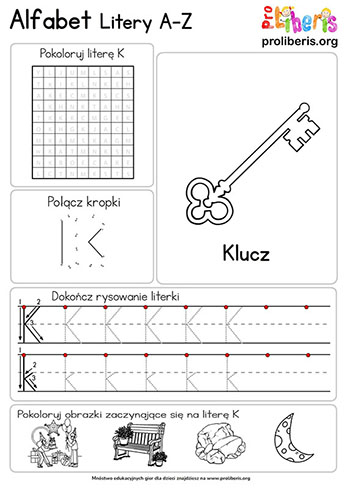 alfabet - edukacyjne materiały do druku