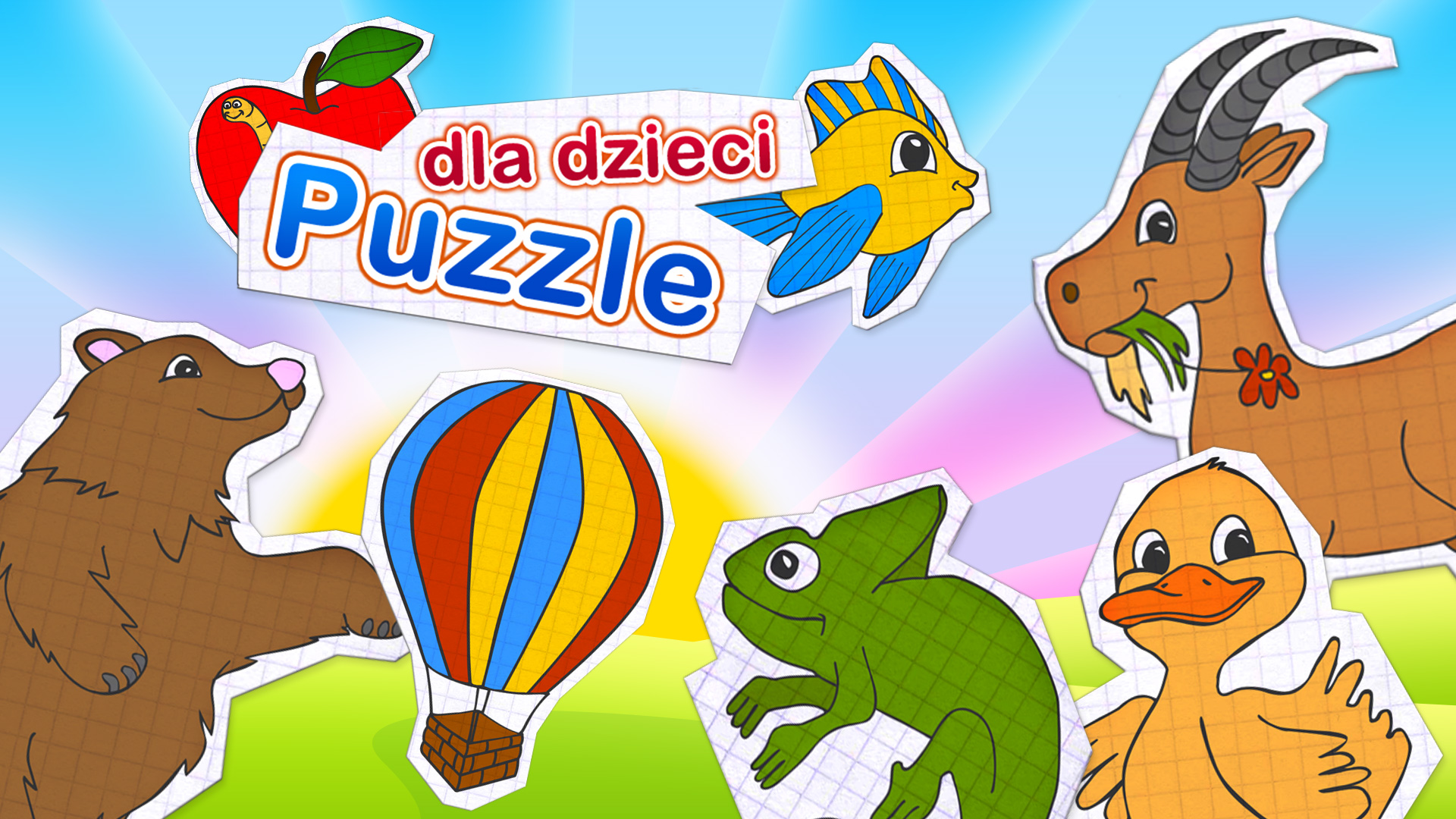 Puzzle dla Dzieci - Gra Edukacyjna dla Najmłodszych