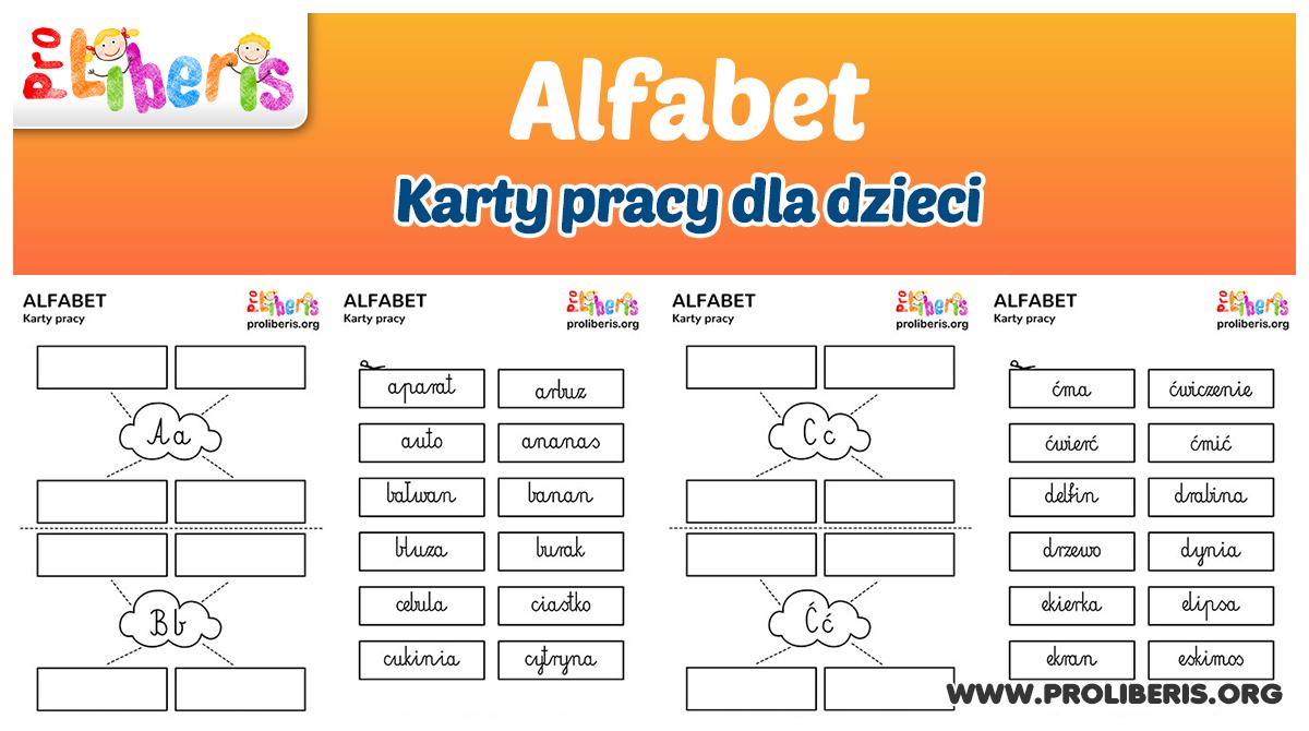 Alfabet - Karty Pracy | Pro Liberis