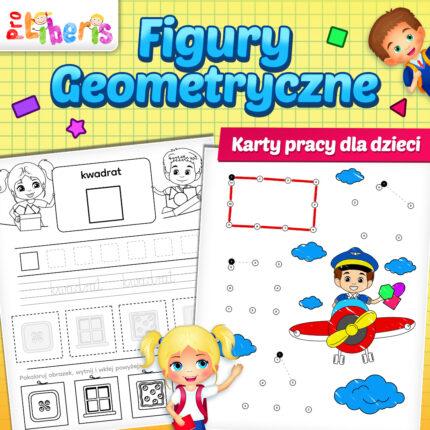 Figury geometryczne - zestaw zabaw dla dzieci